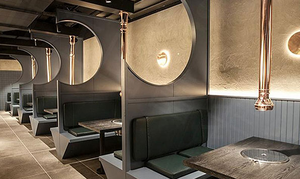 燒烤店裝修公司，善用美味轉(zhuǎn)為視覺