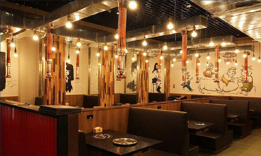 豐茂燒烤餐廳設(shè)計(jì)