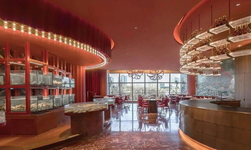 餐廳設計布局, 糅合優(yōu)美律動的餐飲布局設計