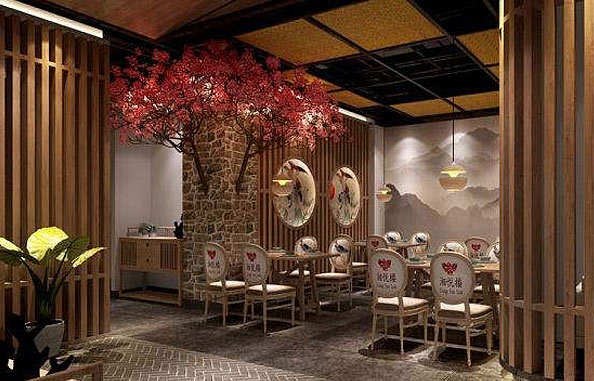 布局端莊的古典餐廳設(shè)計，格調(diào)古典美