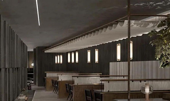 日本料理店設(shè)計理念，簡潔淡雅與清晰自然