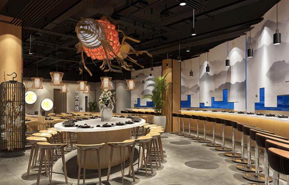 谷鄉(xiāng)家味中餐廳室內(nèi)裝飾設(shè)計