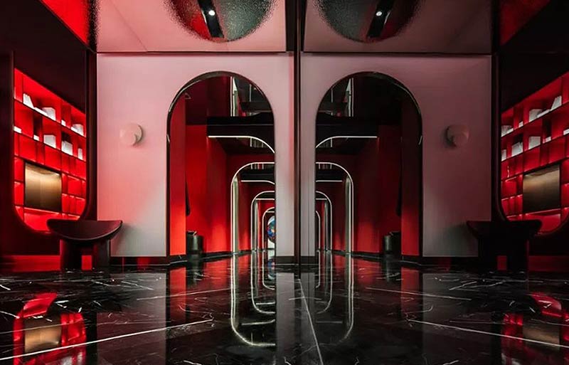 花禾牛浦東店豪華餐廳裝修設(shè)計-5