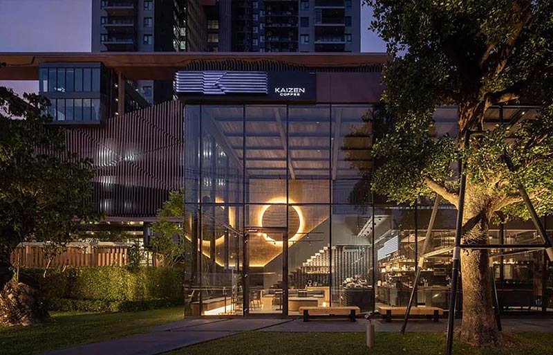 Kaizen咖啡廳裝修設(shè)計(jì)-1