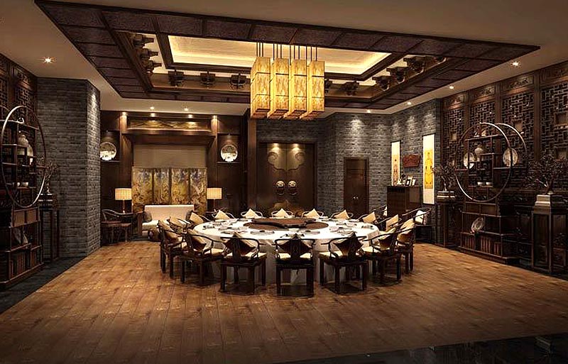 京門老爆三炭火鍋店包房設(shè)計(jì)