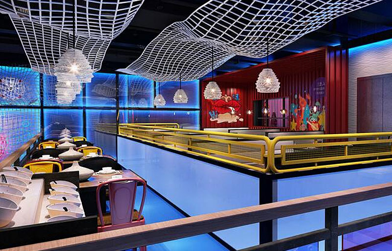 花巢火鍋店軟裝設計