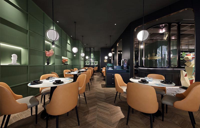 花園城市西餐廳設(shè)計(jì)軟裝飾