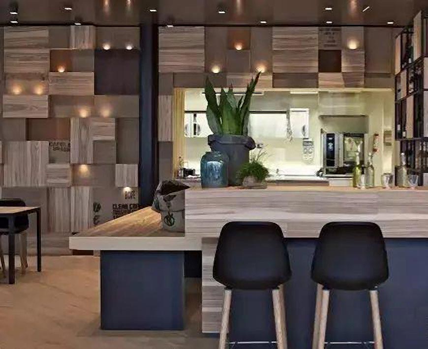 雕刻時光開放式咖啡廳設(shè)計(jì)